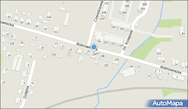 Wągrowiec, Bobrownicka, 15A, mapa Wągrowiec