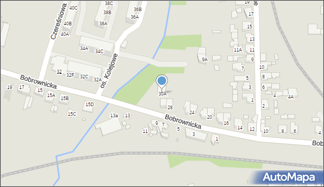 Wągrowiec, Bobrownicka, 30A, mapa Wągrowiec