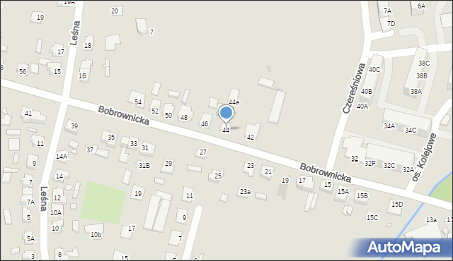 Wągrowiec, Bobrownicka, 44, mapa Wągrowiec