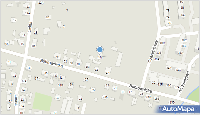 Wągrowiec, Bobrownicka, 44a, mapa Wągrowiec