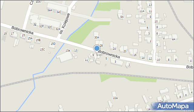 Wągrowiec, Bobrownicka, 7, mapa Wągrowiec