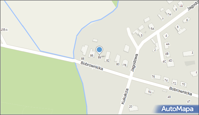 Wągrowiec, Bobrownicka, 84, mapa Wągrowiec