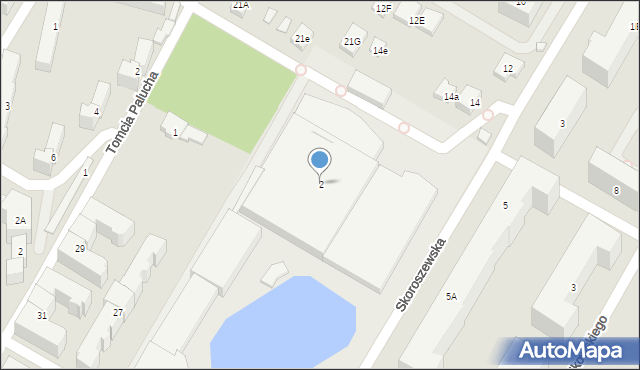 Warszawa, Bohaterów Warszawy, 2, mapa Warszawy