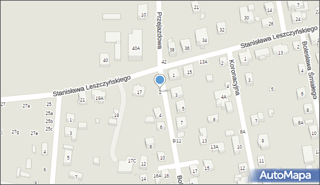 Warszawa, Bolesława Krzywoustego, 2, mapa Warszawy