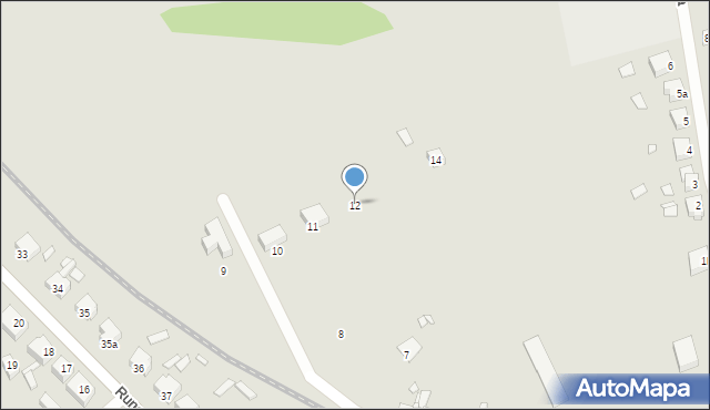 Węgorzyno, Boczna, 12, mapa Węgorzyno