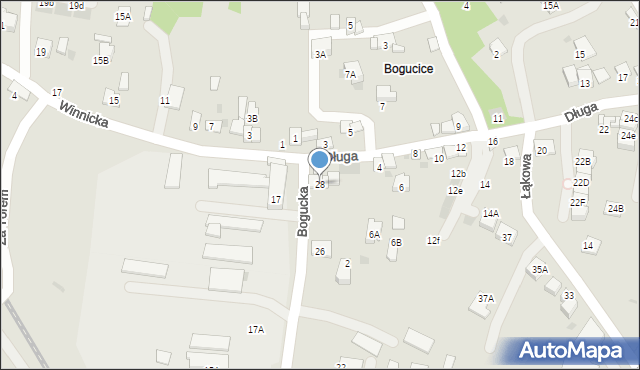 Wieliczka, Bogucka, 28, mapa Wieliczka