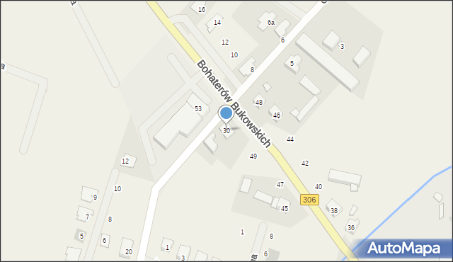 Wielka Wieś, Bohaterów Bukowskich, 30, mapa Wielka Wieś