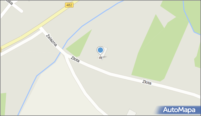 Wieruszów, Bolesławiecka, 8B, mapa Wieruszów