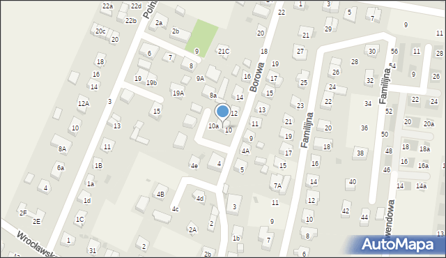 Wilczyce, Borowa, 6, mapa Wilczyce