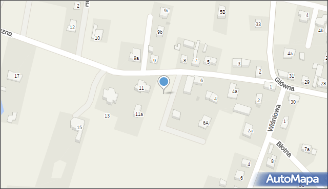 Wilkszyn, Boczna, 6d, mapa Wilkszyn