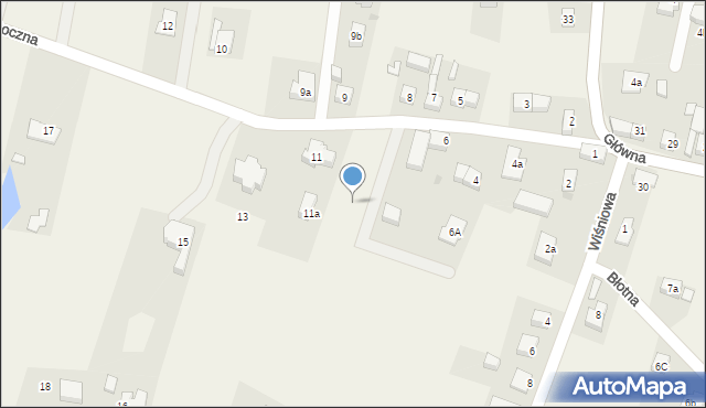 Wilkszyn, Boczna, 6e, mapa Wilkszyn