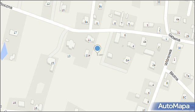 Wilkszyn, Boczna, 6f, mapa Wilkszyn