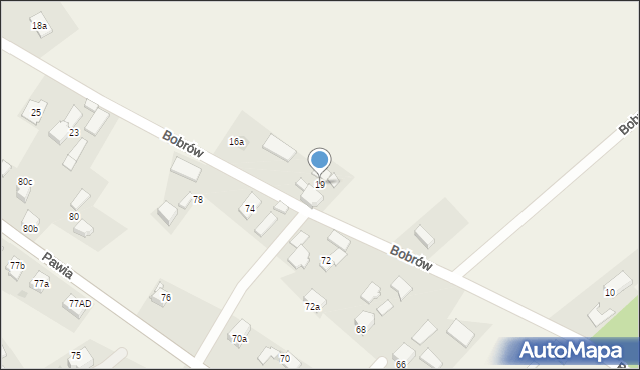Wisła Mała, Bobrów, 19, mapa Wisła Mała