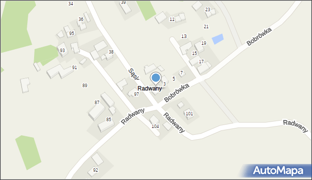 Witanowice, Bobrówka, 1, mapa Witanowice