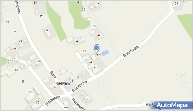 Witanowice, Bobrówka, 19, mapa Witanowice