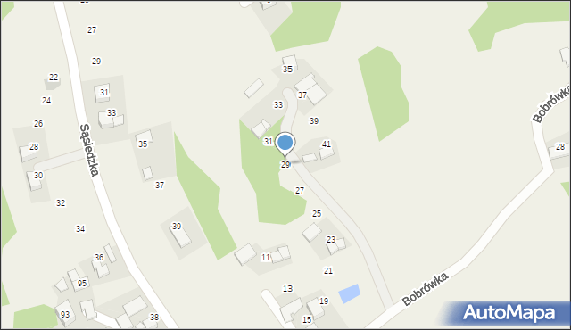 Witanowice, Bobrówka, 29, mapa Witanowice