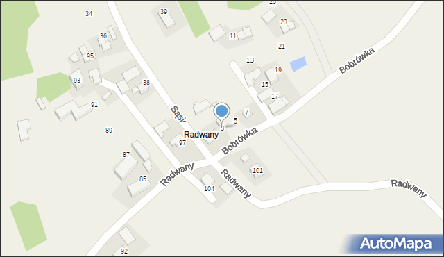 Witanowice, Bobrówka, 3, mapa Witanowice