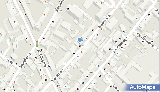Włocławek, Bojańczyka Jerzego, 10, mapa Włocławka