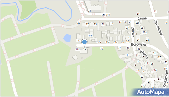 Włocławek, Borowska, 41, mapa Włocławka