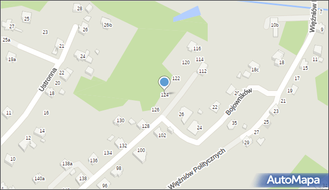 Wodzisław Śląski, Bojowników, 124, mapa Wodzisławia Śląskiego