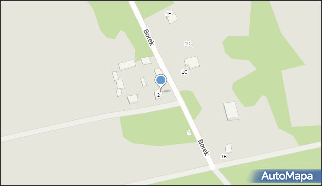 Wolbórz, Borek, 3, mapa Wolbórz