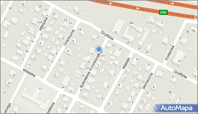 Wolin, Bolesława Krzywoustego, 1, mapa Wolin