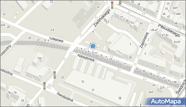 Wrocław, Bogusławskiego Wojciecha, 9, mapa Wrocławia