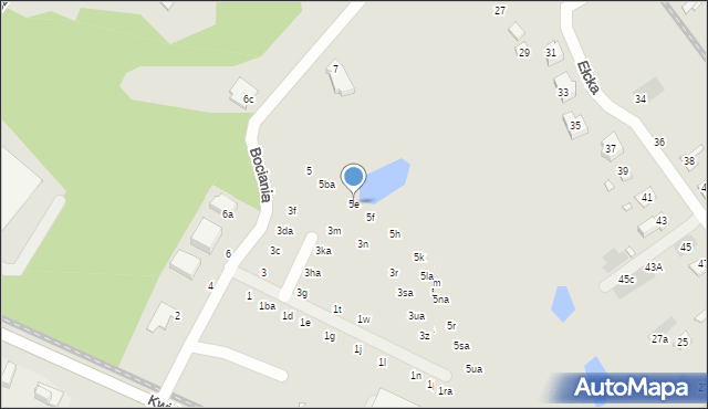 Wrocław, Bociania, 5e, mapa Wrocławia