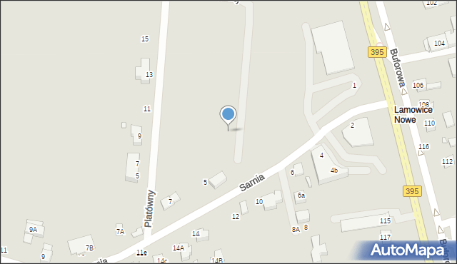 Wrocław, Bolechowskiej Aliny, 3, mapa Wrocławia