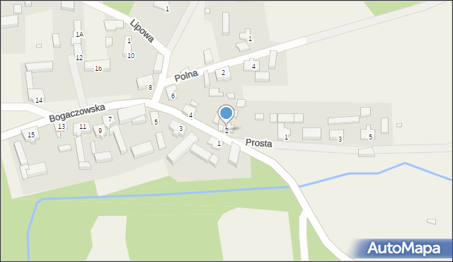Wysoka, Bogaczowska, 2, mapa Wysoka