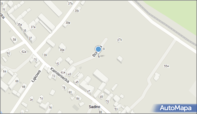 Ząbkowice Śląskie, Boczna, 6, mapa Ząbkowice Śląskie