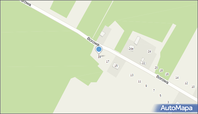 Zdów, Borowa, 19, mapa Zdów
