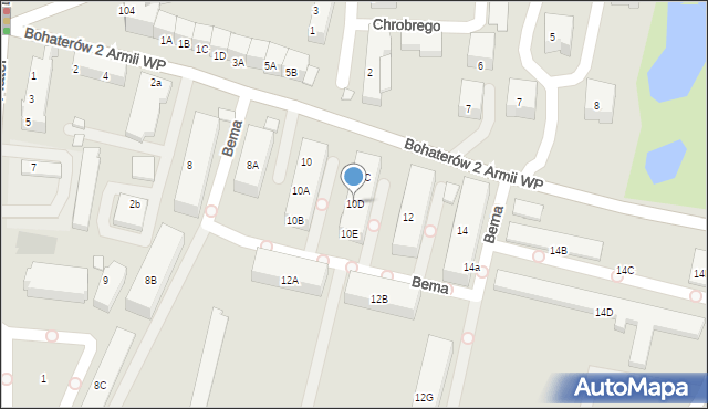 Zgorzelec, Bohaterów 2 Armii Wojska Polskiego, 10D, mapa Zgorzelec