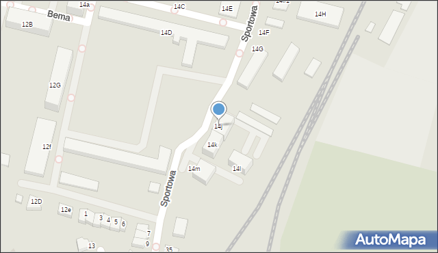 Zgorzelec, Bohaterów 2 Armii Wojska Polskiego, 14j, mapa Zgorzelec