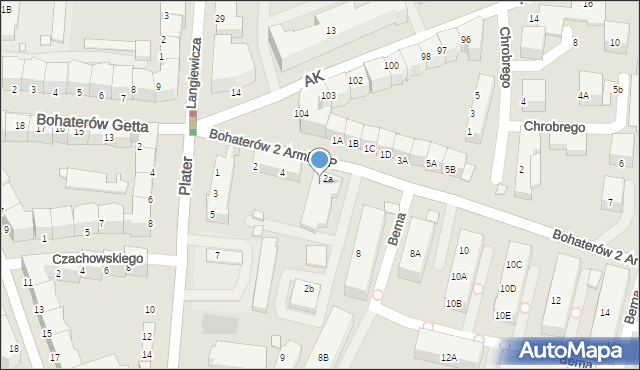 Zgorzelec, Bohaterów 2 Armii Wojska Polskiego, 6, mapa Zgorzelec