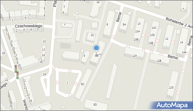 Zgorzelec, Bohaterów 2 Armii Wojska Polskiego, 8B, mapa Zgorzelec