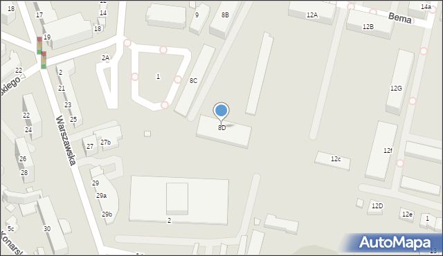 Zgorzelec, Bohaterów 2 Armii Wojska Polskiego, 8D, mapa Zgorzelec