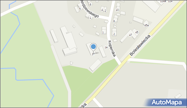 Zgorzelec, Bolesławiecka, 37, mapa Zgorzelec