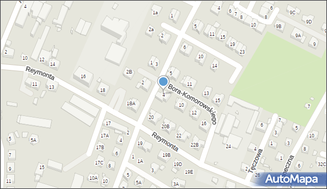 Zgorzelec, Bora-Komorowskiego Tadeusza, gen., 4, mapa Zgorzelec
