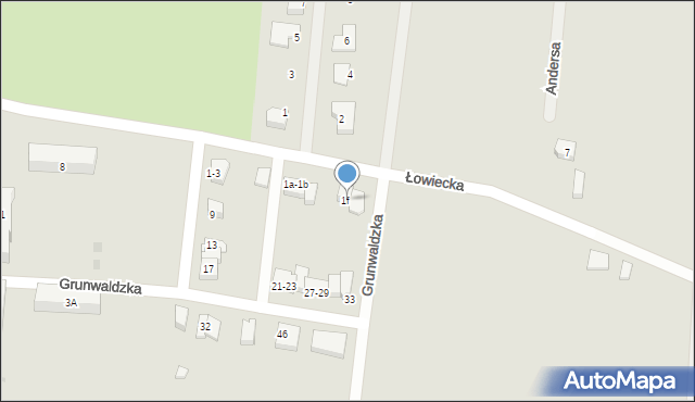 Złocieniec, Bohaterów Monte Cassino, 1f, mapa Złocieniec