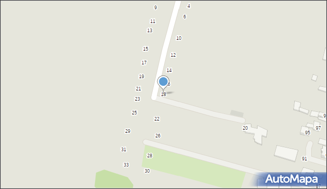 Zwoleń, Boczna, 18, mapa Zwoleń