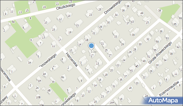 Żyrardów, Bora-Komorowskiego Tadeusza, gen., 19, mapa Żyrardów