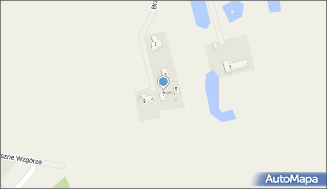 Babidół, Brzozowy Gaj, 7, mapa Babidół