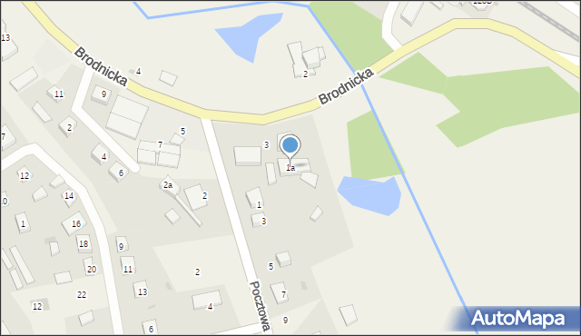 Bartniczka, Brodnicka, 1a, mapa Bartniczka