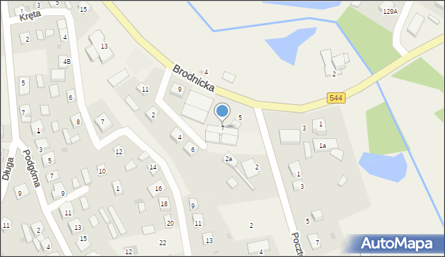 Bartniczka, Brodnicka, 7, mapa Bartniczka