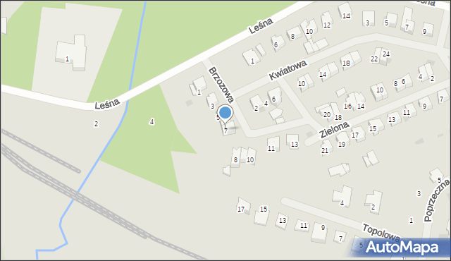 Bartoszyce, Brzozowa, 7, mapa Bartoszyce