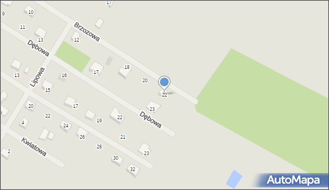 Barwice, Brzozowa, 22, mapa Barwice