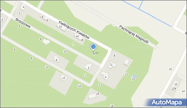 Baszkówka, Brzozowa, 9, mapa Baszkówka