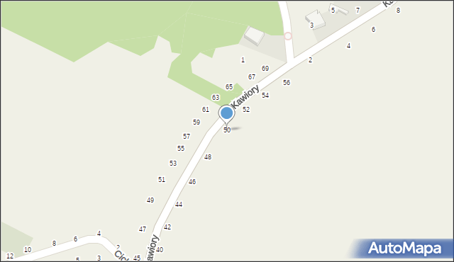 Będkowice, Browar, 50, mapa Będkowice