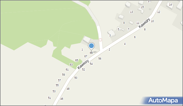 Będkowice, Browar, 69, mapa Będkowice